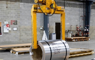 Crane inside Factory